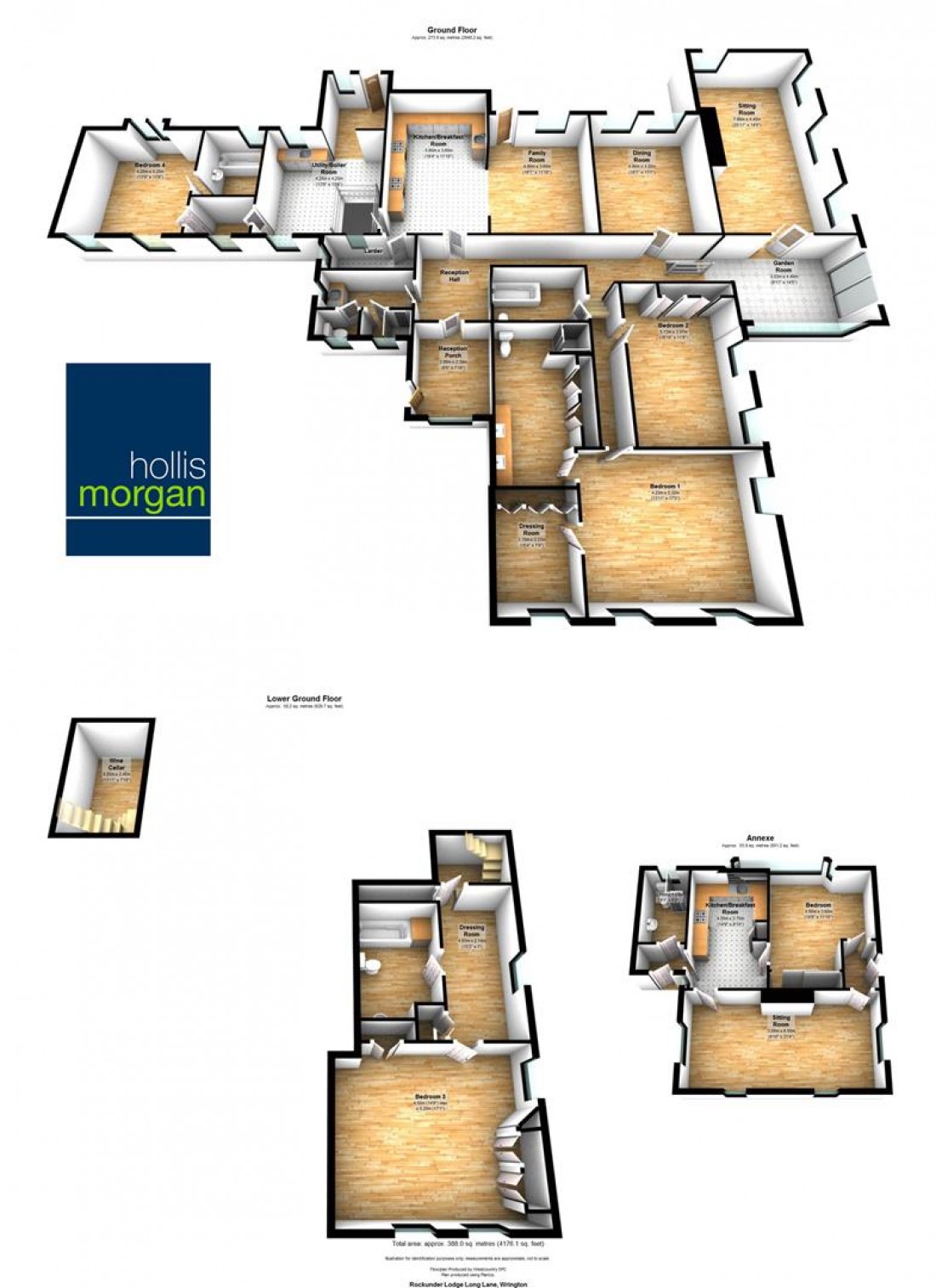 Floorplan for Rockdunder Lodge, Long Lane, Wrington, Bristol