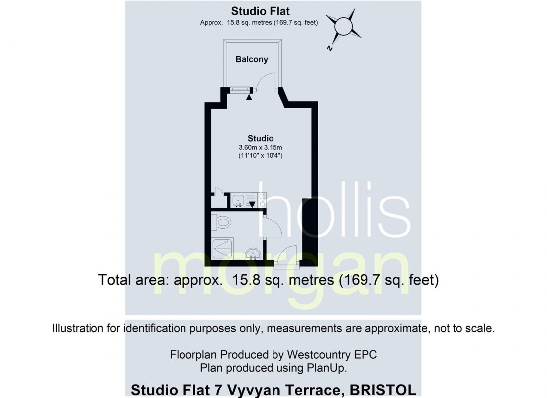 Floorplan for Vyvyan Terrace, Clifton, Bristol