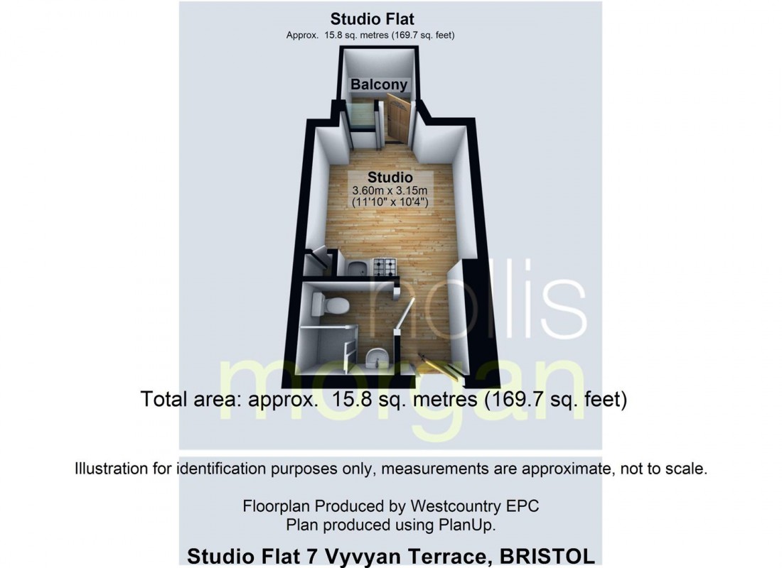 Floorplan for Vyvyan Terrace, Clifton, Bristol