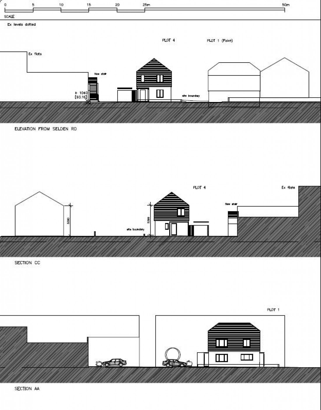Floorplan for BUILDING PLOT - 4 x 3 BED HOUSES