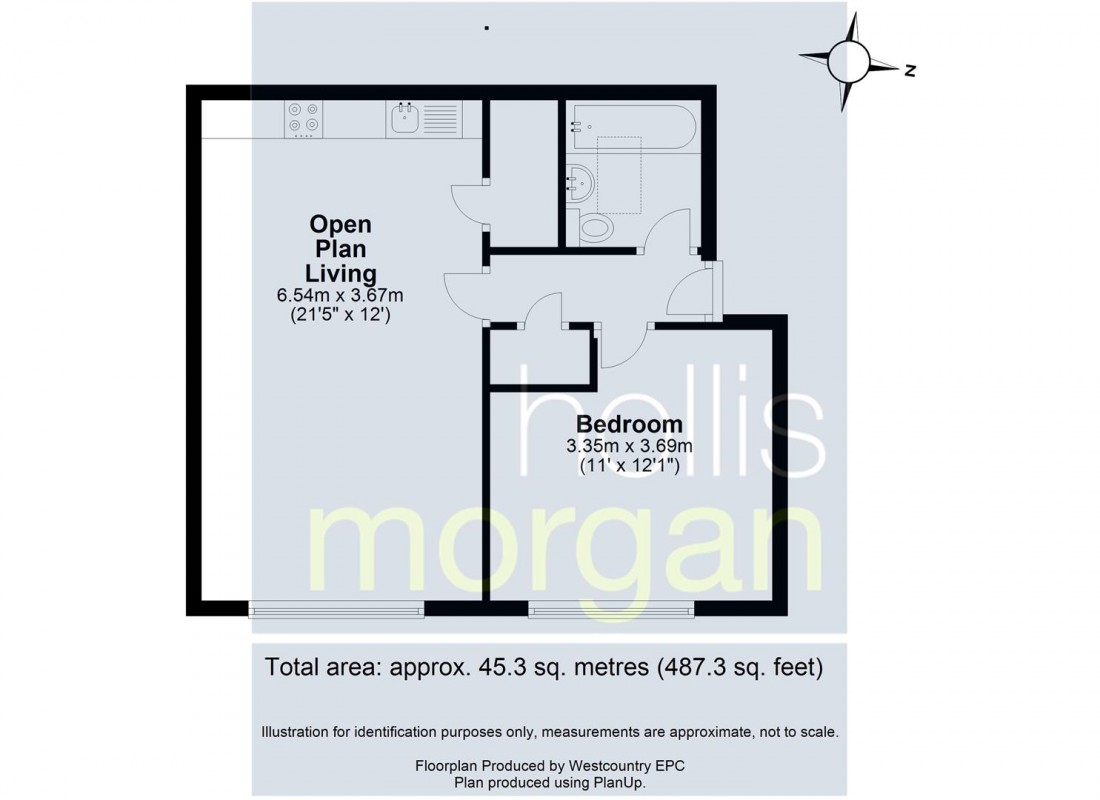 Floorplan for PURPOSE BUILT FLAT - REDUCED PRICE FOR AUCTION