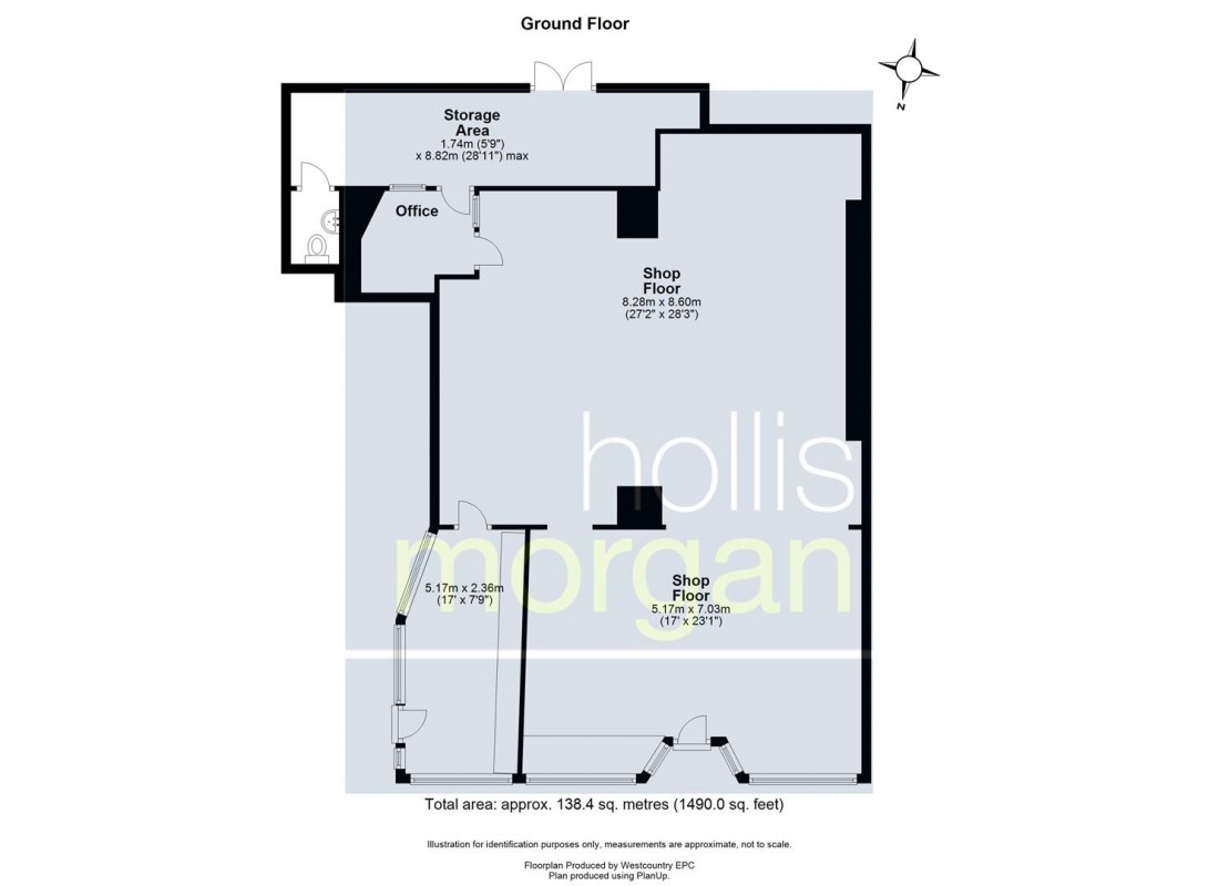 Floorplan for VACANT RETAIL UNIT - CLEVEDON