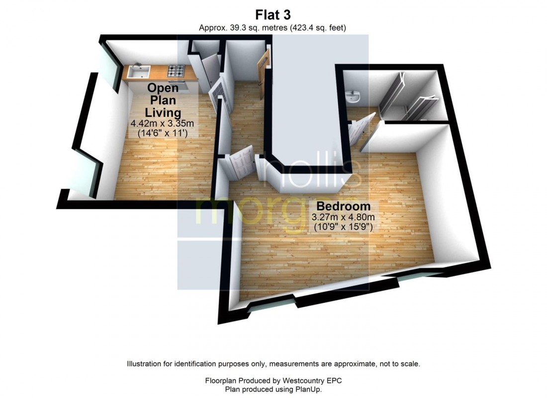 Floorplan for RENOVATED 1 BED - REDUCED PRICE FOR AUCTION