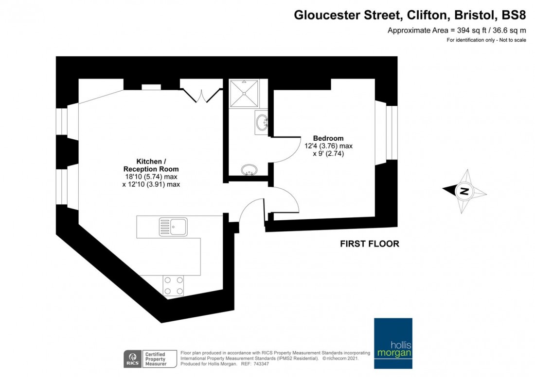 Floorplan for Gloucester Street, Clifton