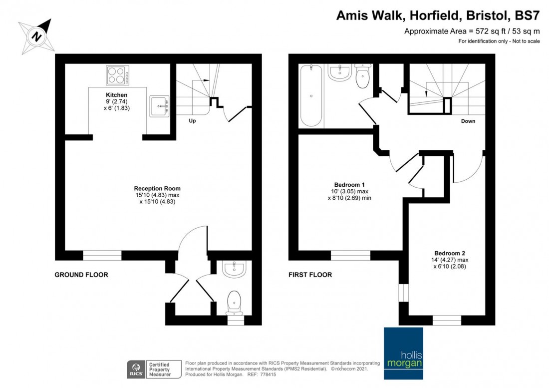 Floorplan for Amis Walk, Horfield
