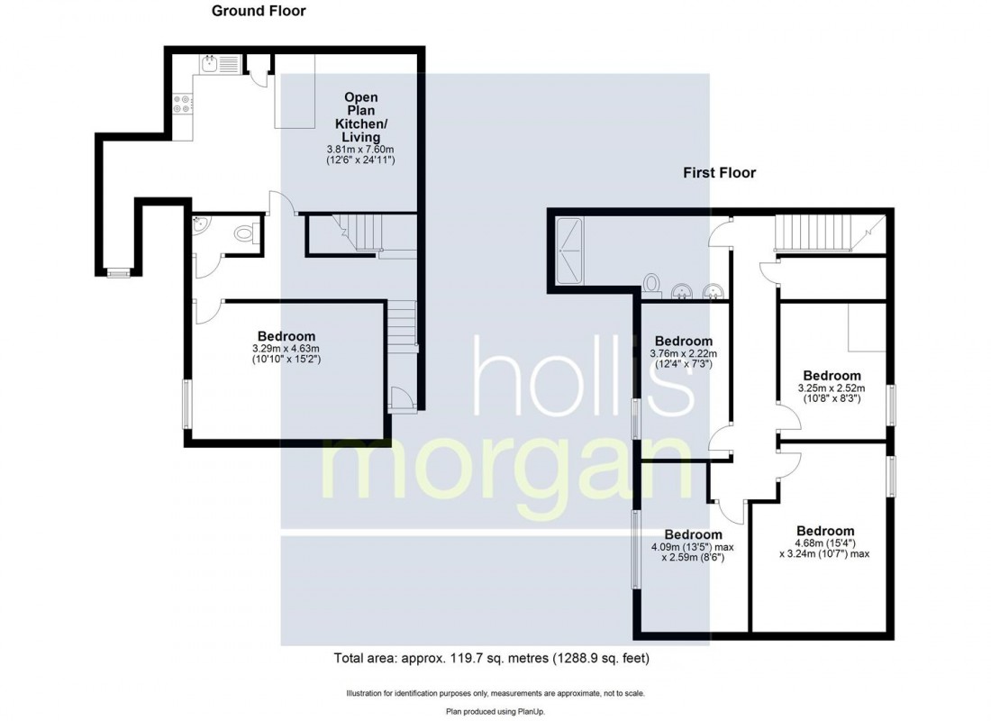 Floorplan for 5 BED HMO - BS8