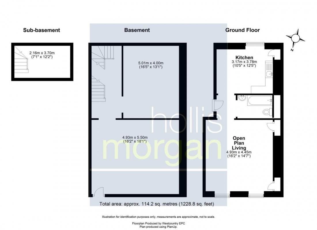 Floorplan for STUDIO | BONUS BASEMENT | BA1
