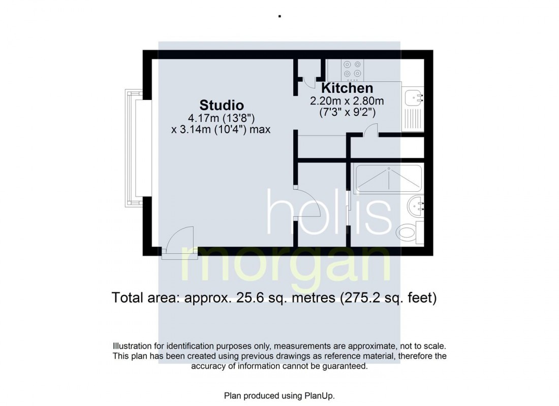 Floorplan for STUDIO | UPDATING | BS8