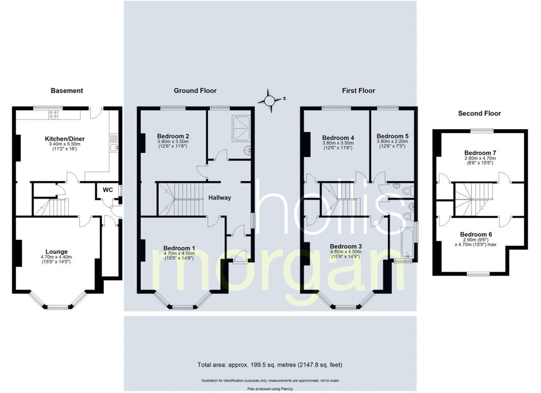 Floorplan for 7 BED HMO | BS2