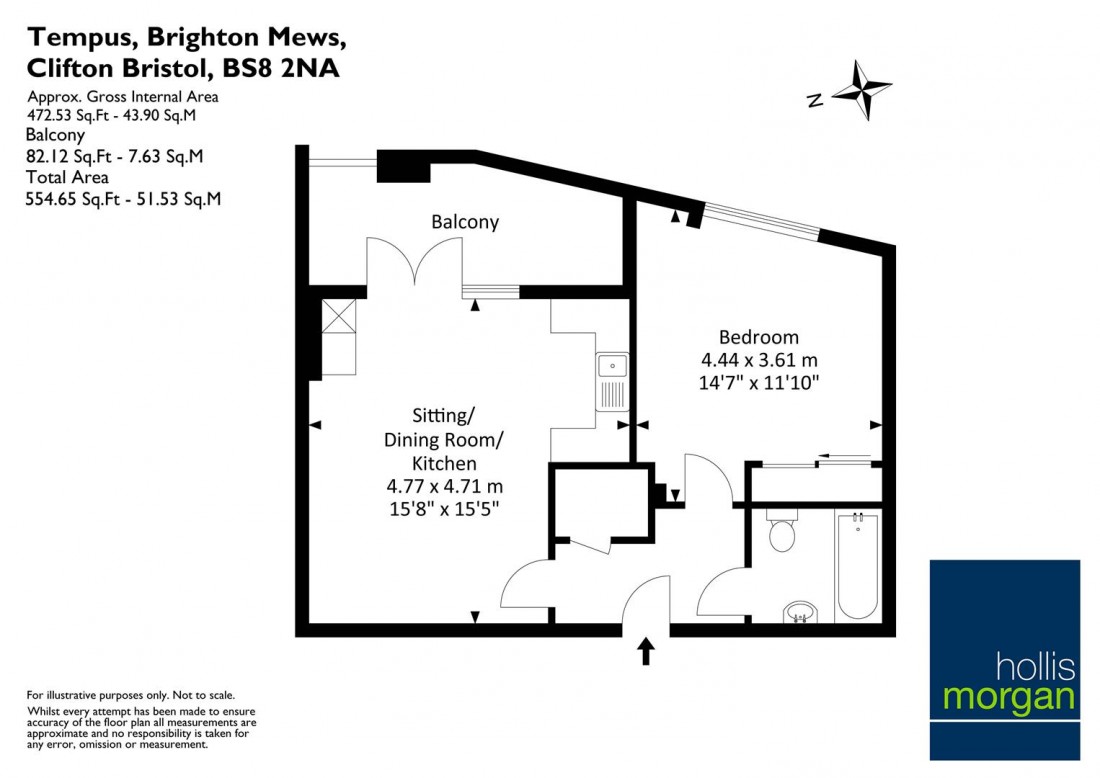 Floorplan for Brighton Mews, Clifton