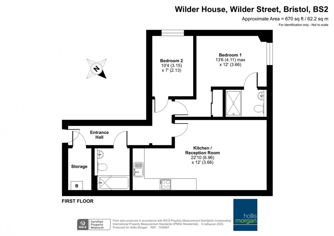 Floorplan for Wilder Street, Bristol