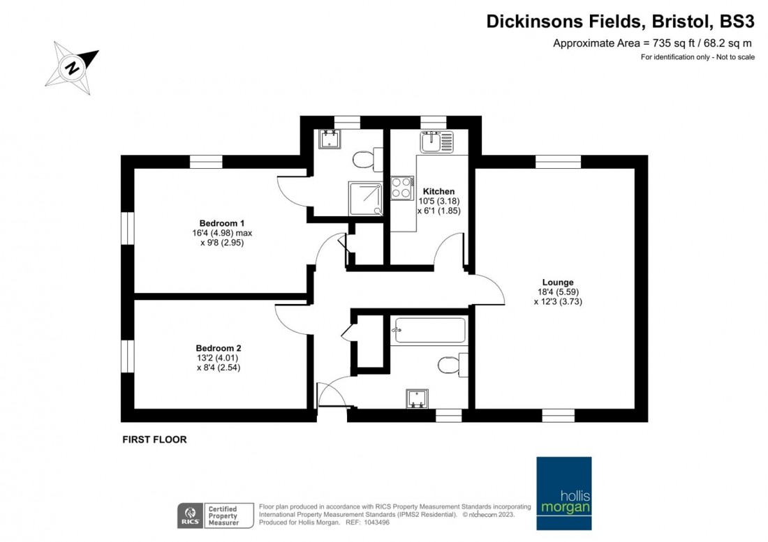 Floorplan for Dickinsons Fields, Bedminster
