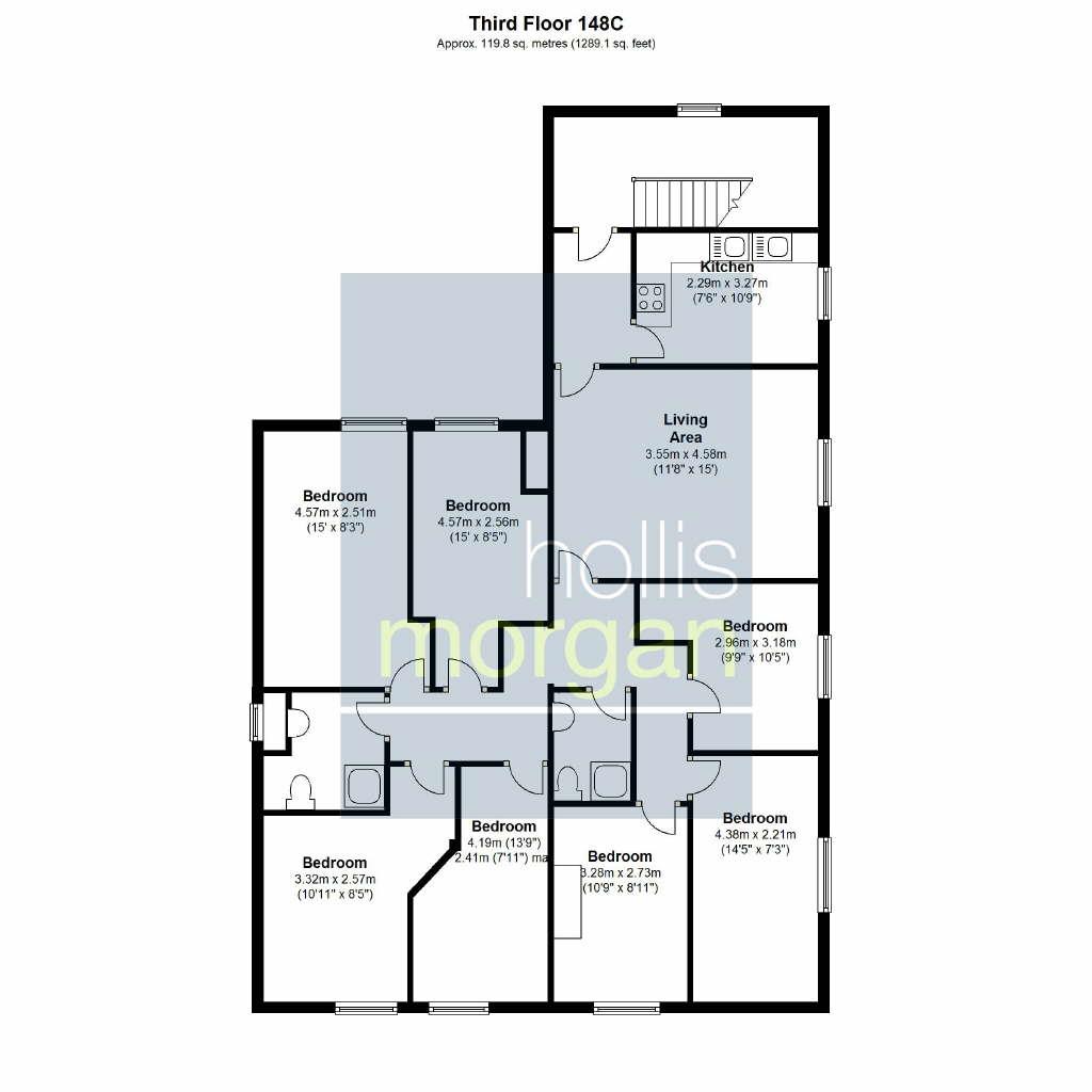 Floorplans For Whiteladies Road, Clifton