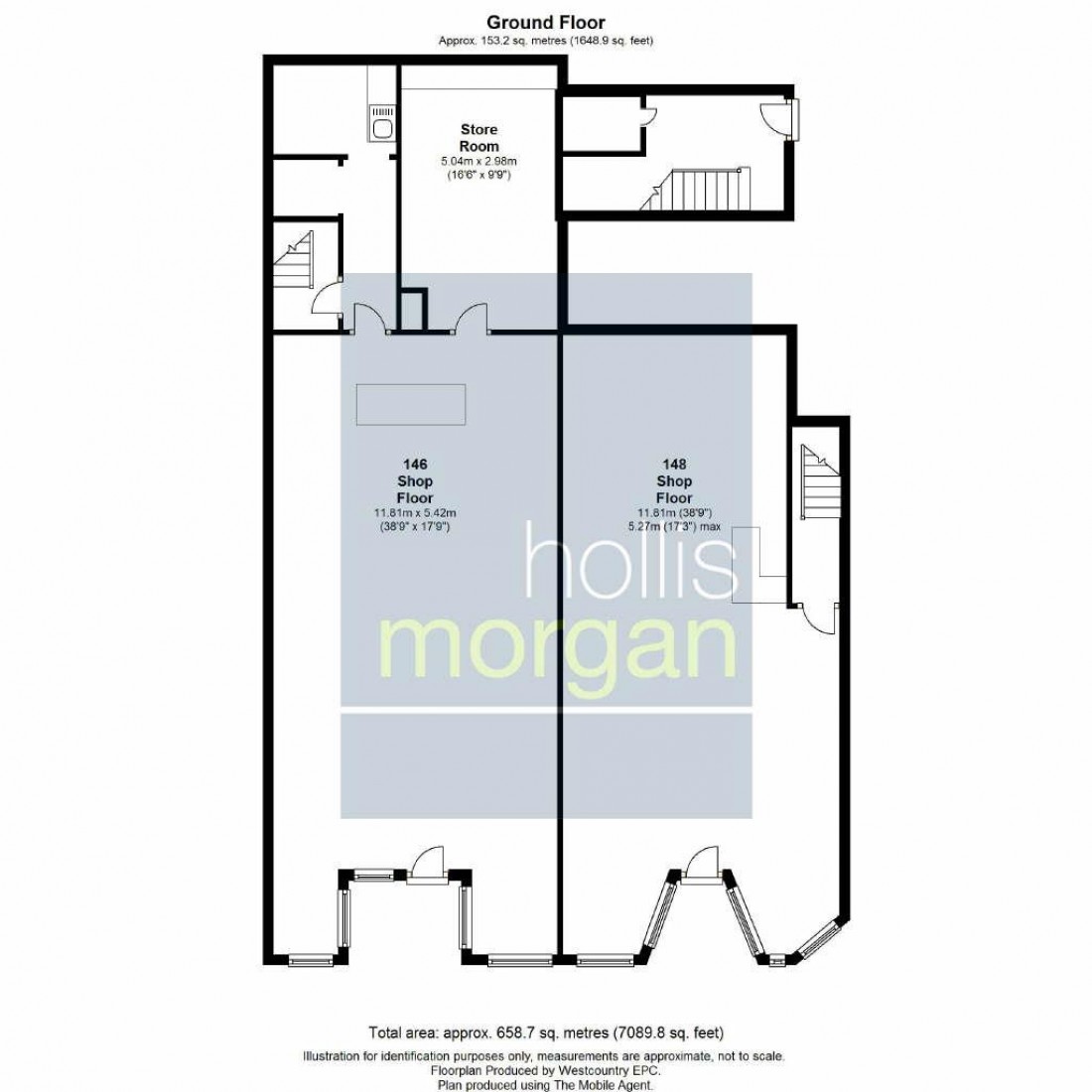 Floorplan for Whiteladies Road, Clifton