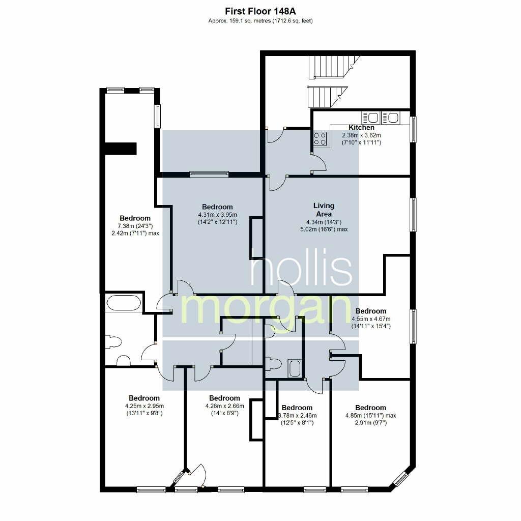 Floorplans For Whiteladies Road, Clifton