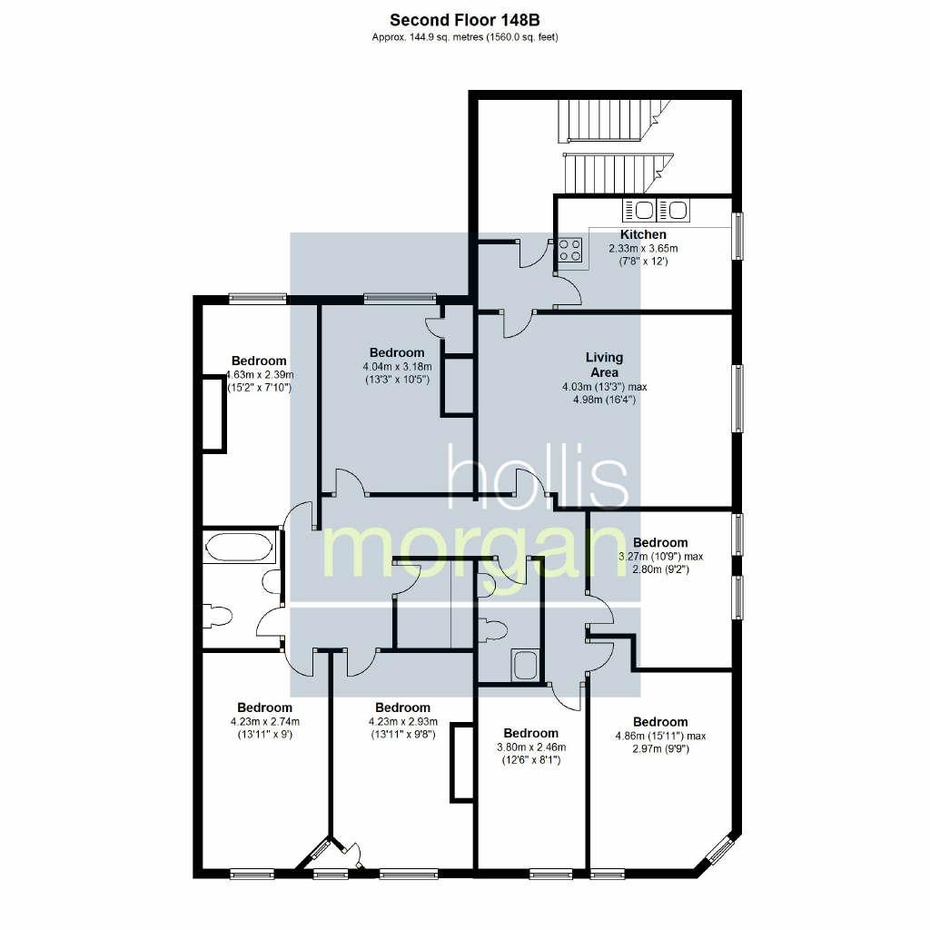 Floorplans For Whiteladies Road, Clifton