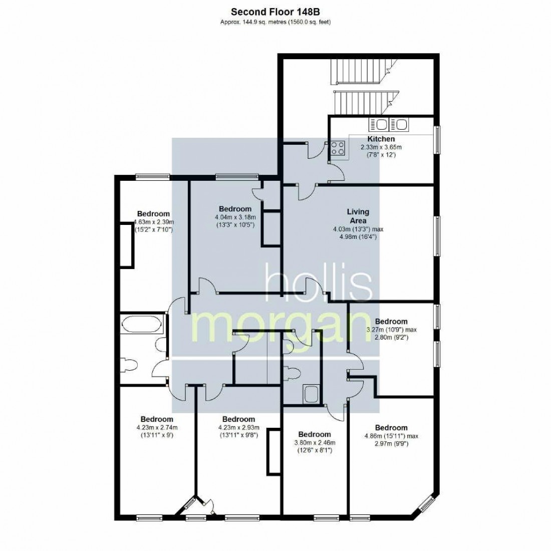 Floorplan for Whiteladies Road, Clifton