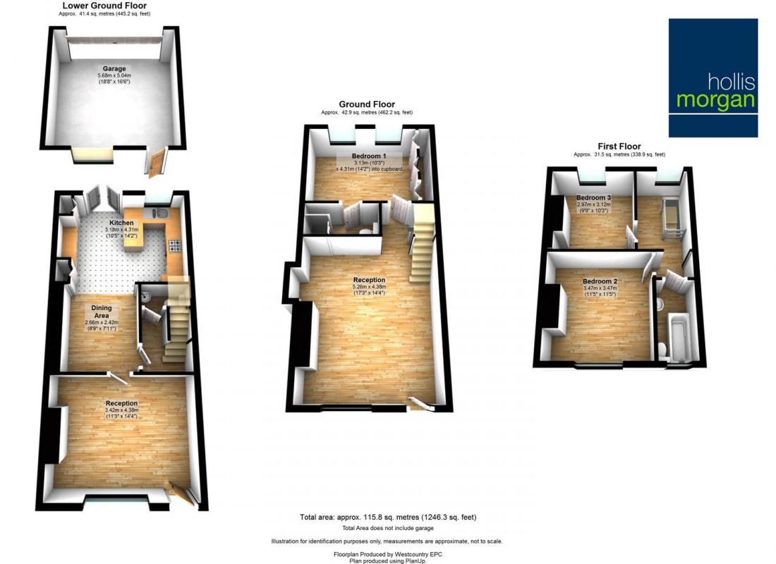 Floorplan for Worrall Road, Clifton