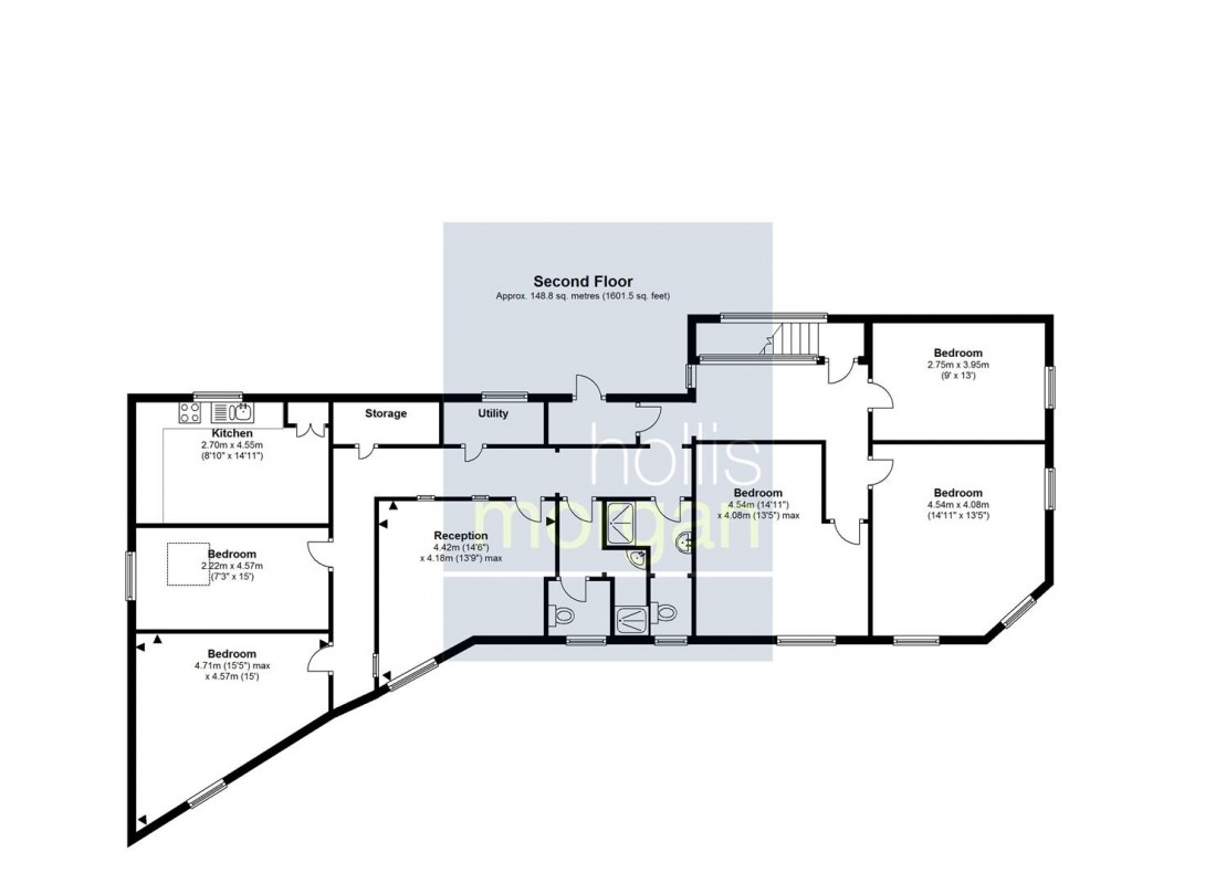 Floorplan for Upper York Street, Stokes Croft, Bristol