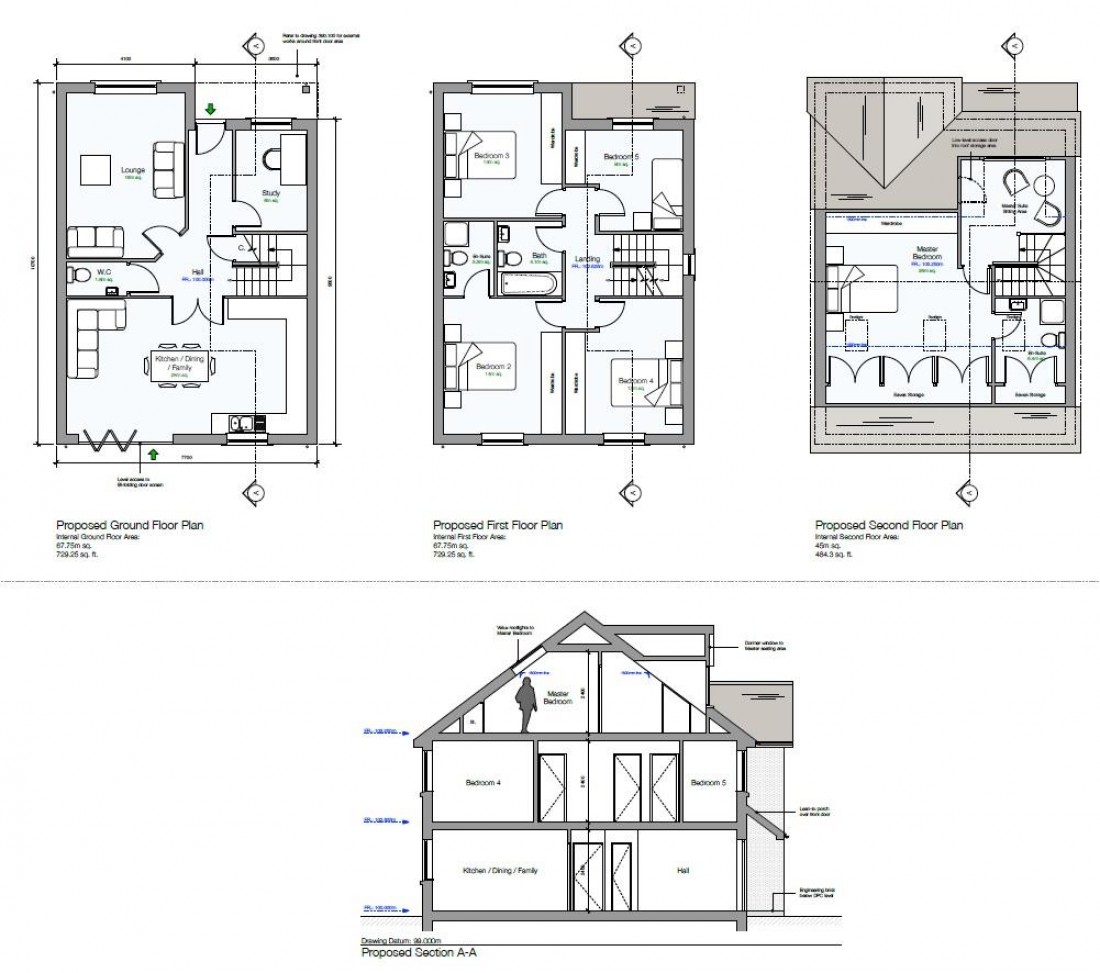 Floorplan for Westbury Lane, Coombe Dingle, Bristol