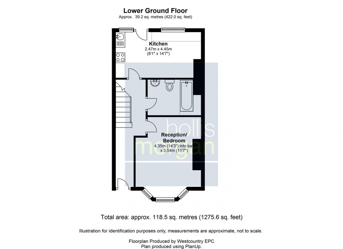 Floorplan for Warden Road, Bedminster, Bristol