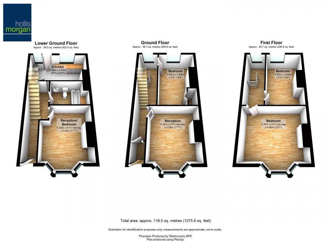 Floorplan for Warden Road, Bedminster, Bristol