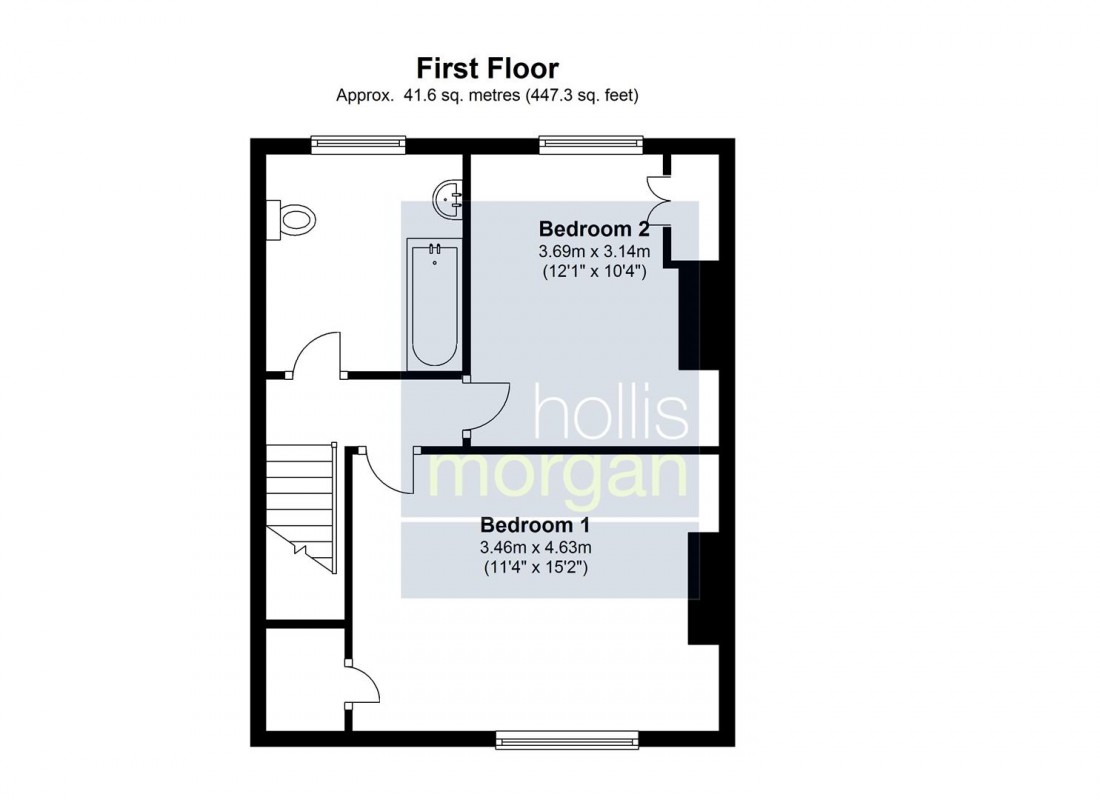 Floorplan for Granville Street, Barton Hill, Bristol