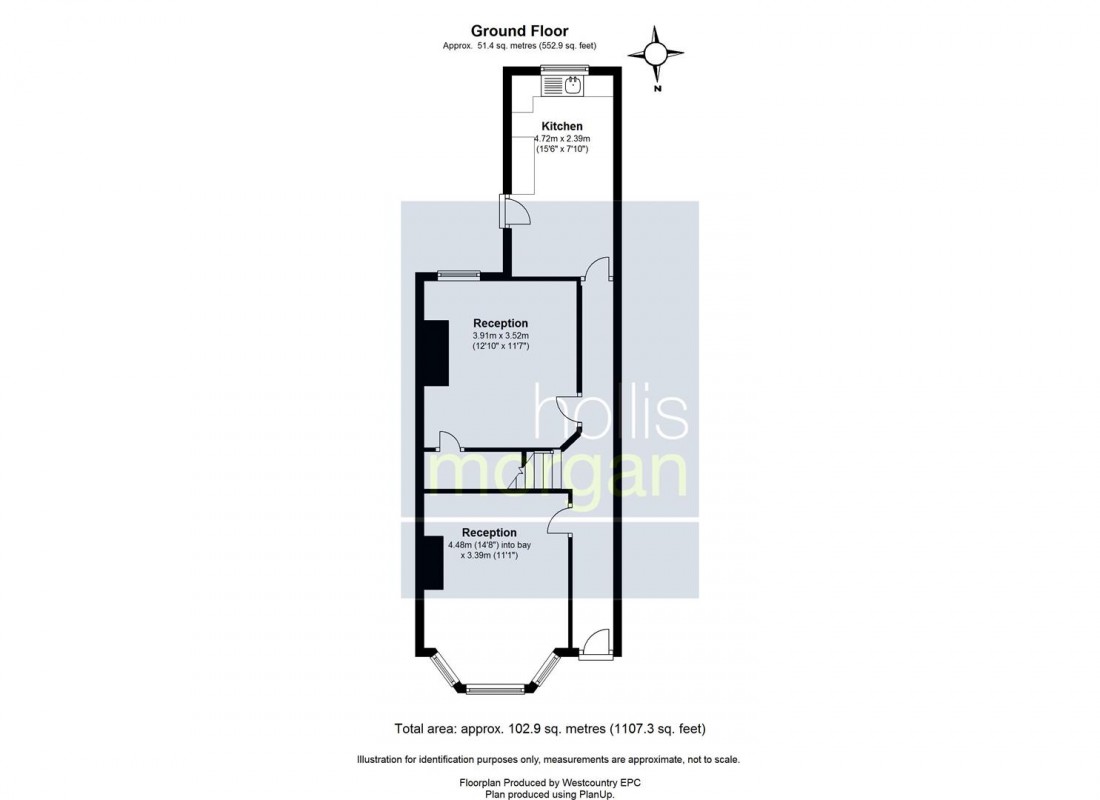 Floorplan for Fox Road, Easton, Bristol