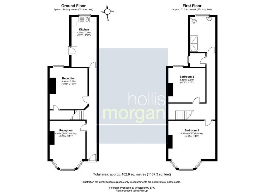 Floorplan for Fox Road, Easton, Bristol