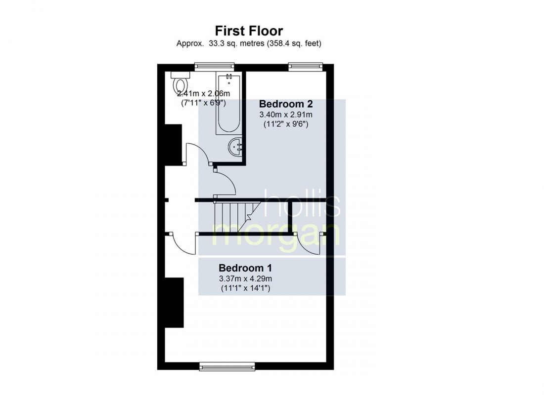 Floorplan for South Street, Southville, Bristol