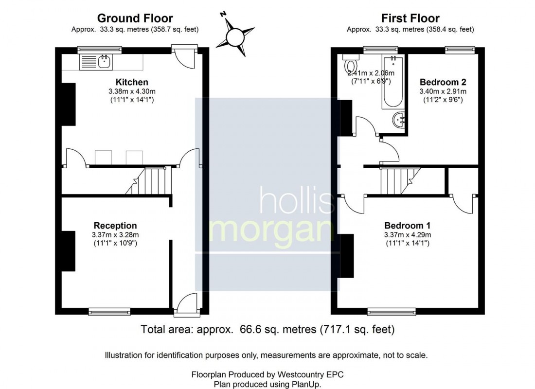 Floorplan for South Street, Southville, Bristol