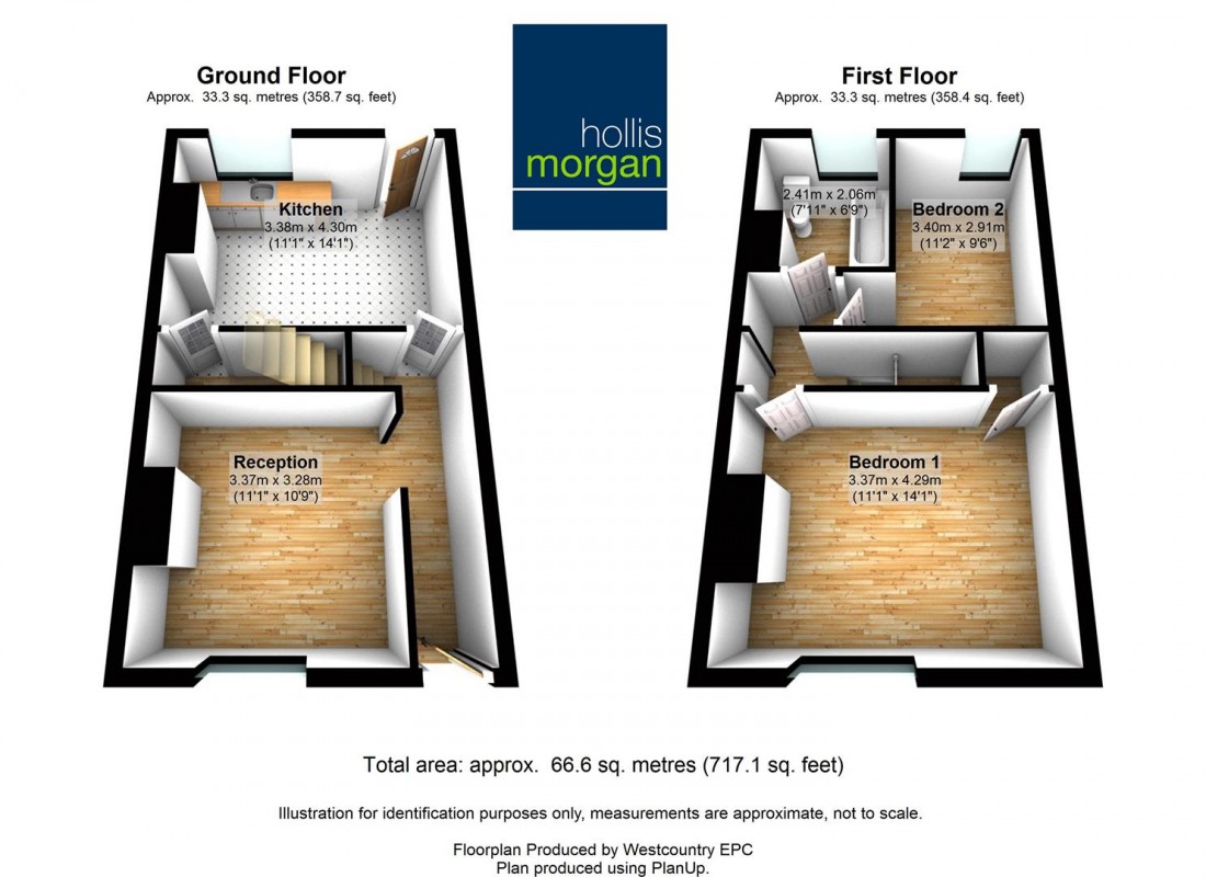 Floorplan for South Street, Southville, Bristol