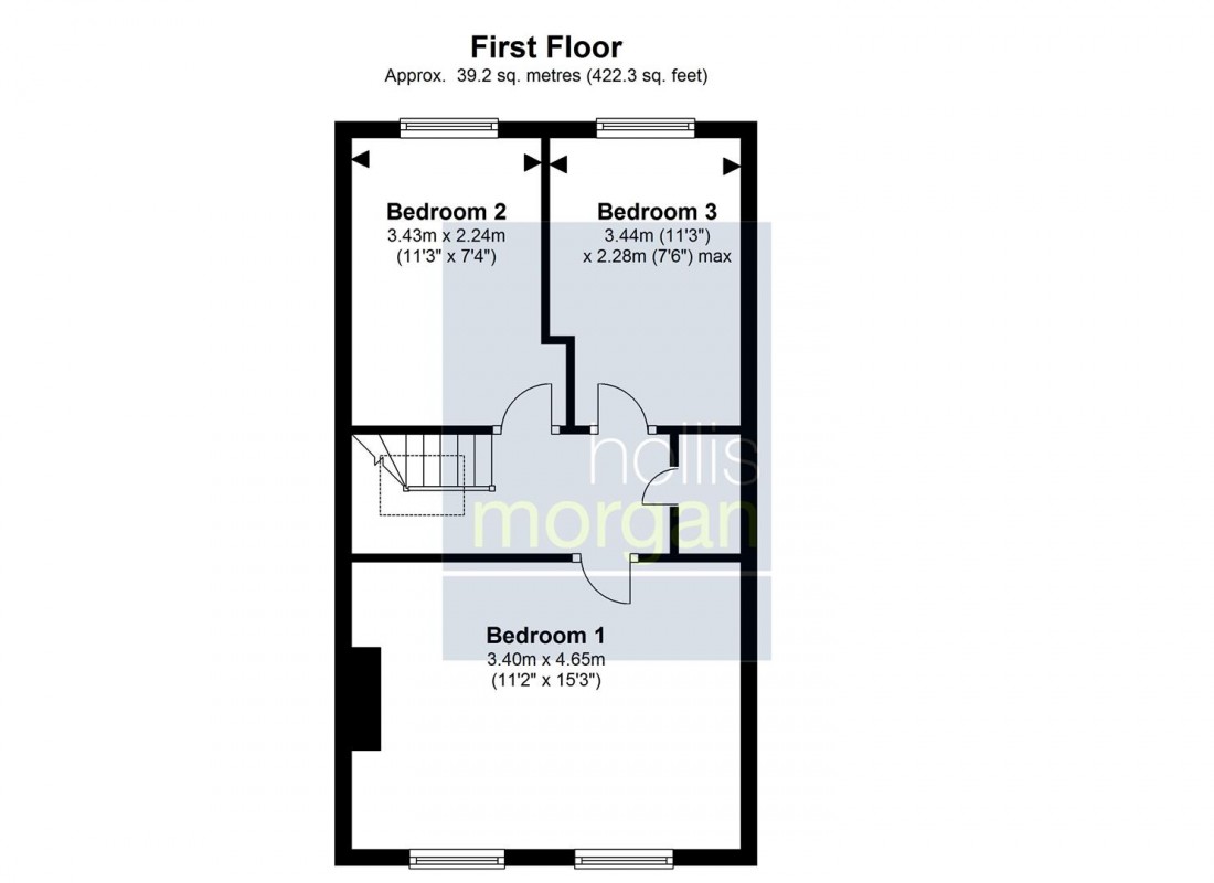 Floorplan for Sevier Street, St. Werburghs, Bristol