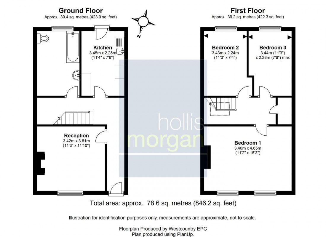 Floorplan for Sevier Street, St. Werburghs, Bristol