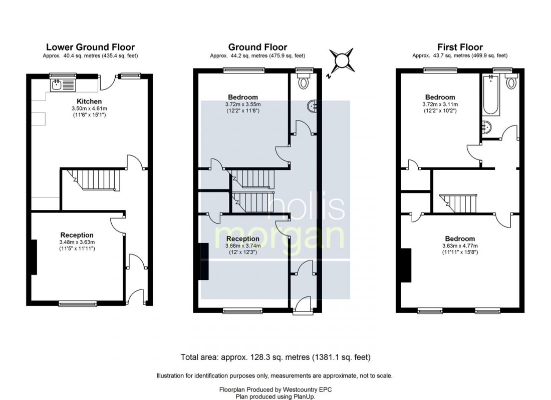 Floorplan for Argyle Road, St. Pauls, Bristol