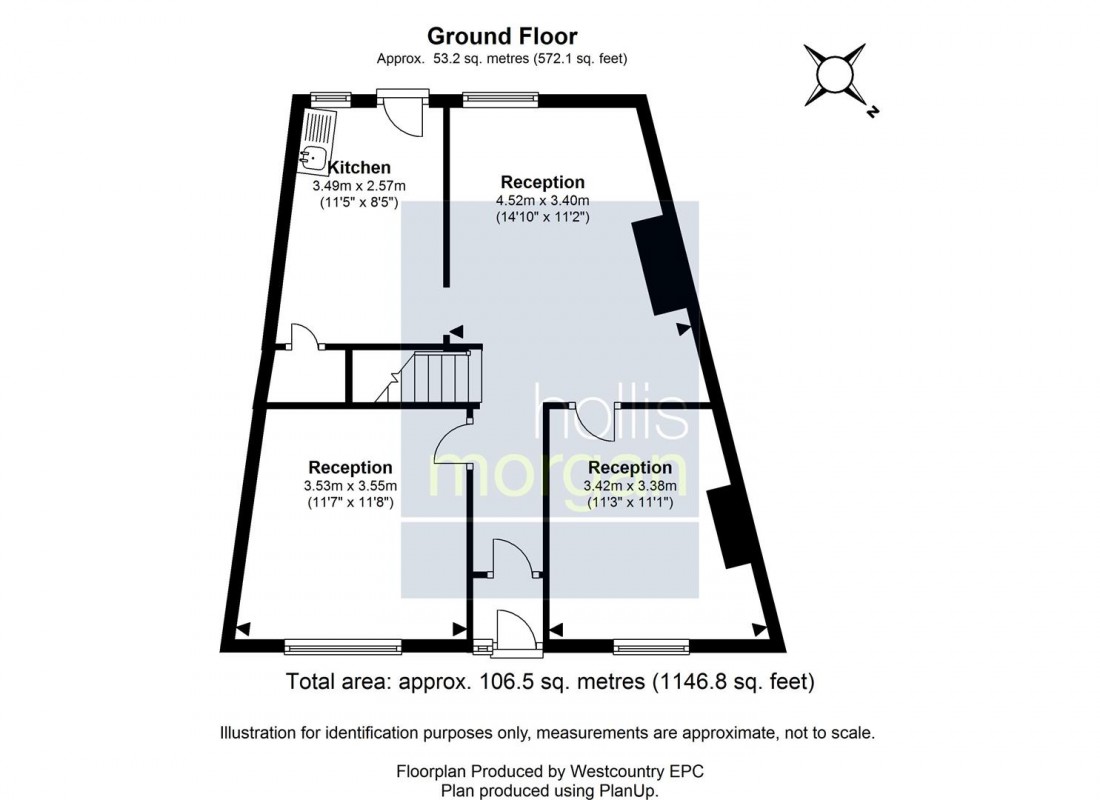 Floorplan for Rose Green Road, Eastville, Bristol