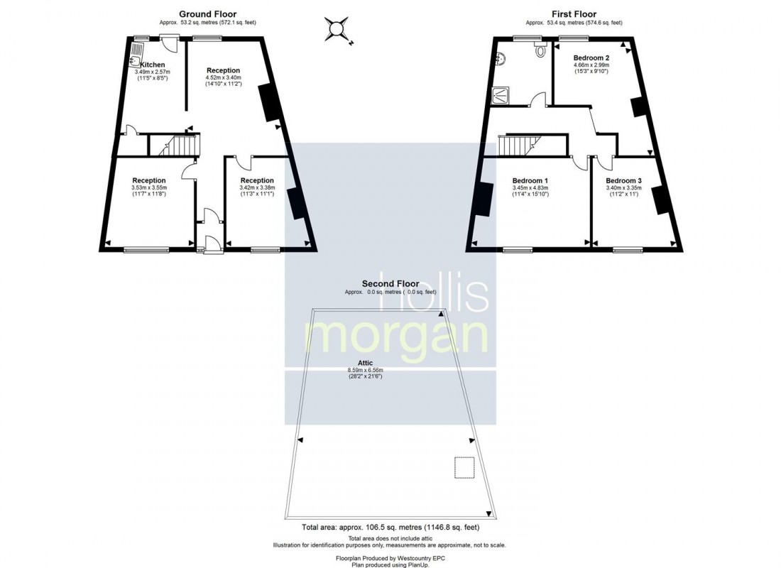 Floorplan for Rose Green Road, Eastville, Bristol