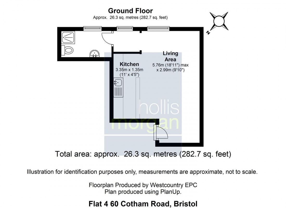 Floorplan for Cotham Road, Cotham, Bristol