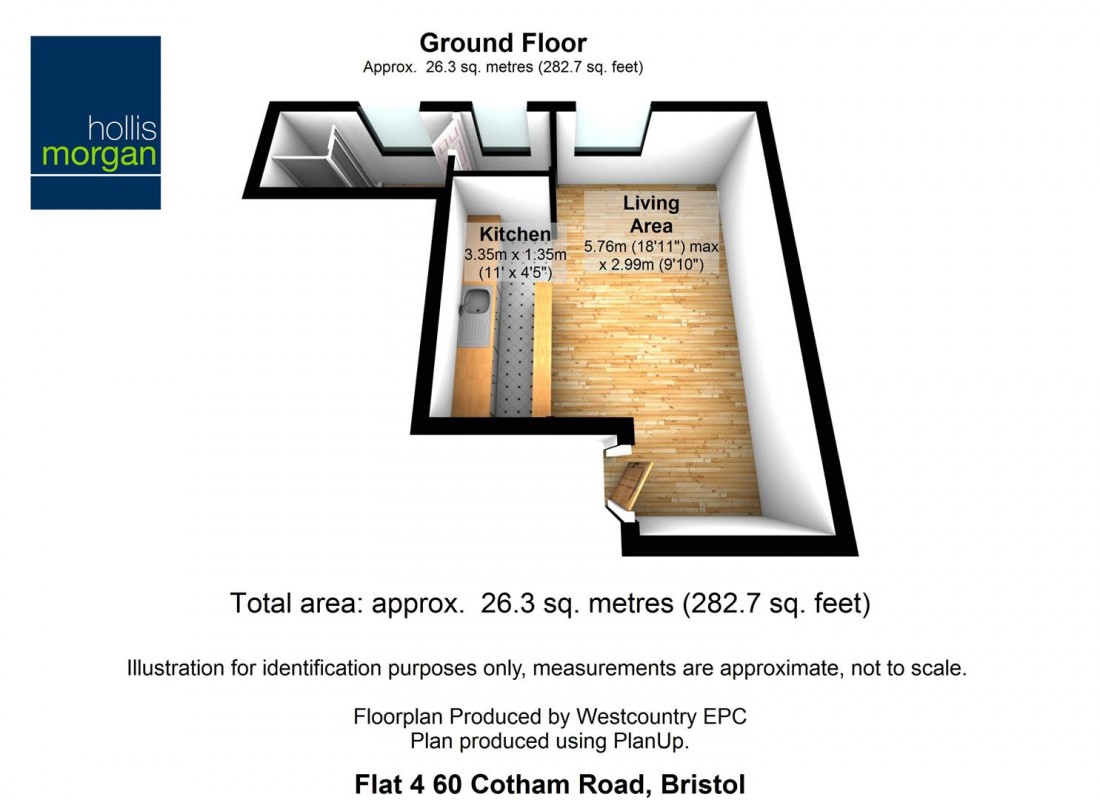 Floorplan for Cotham Road, Cotham, Bristol