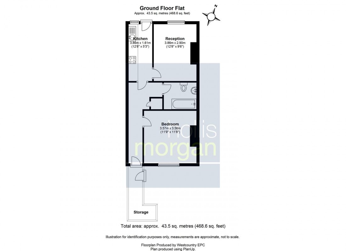 Floorplan for Argyle Road, St. Pauls, Bristol