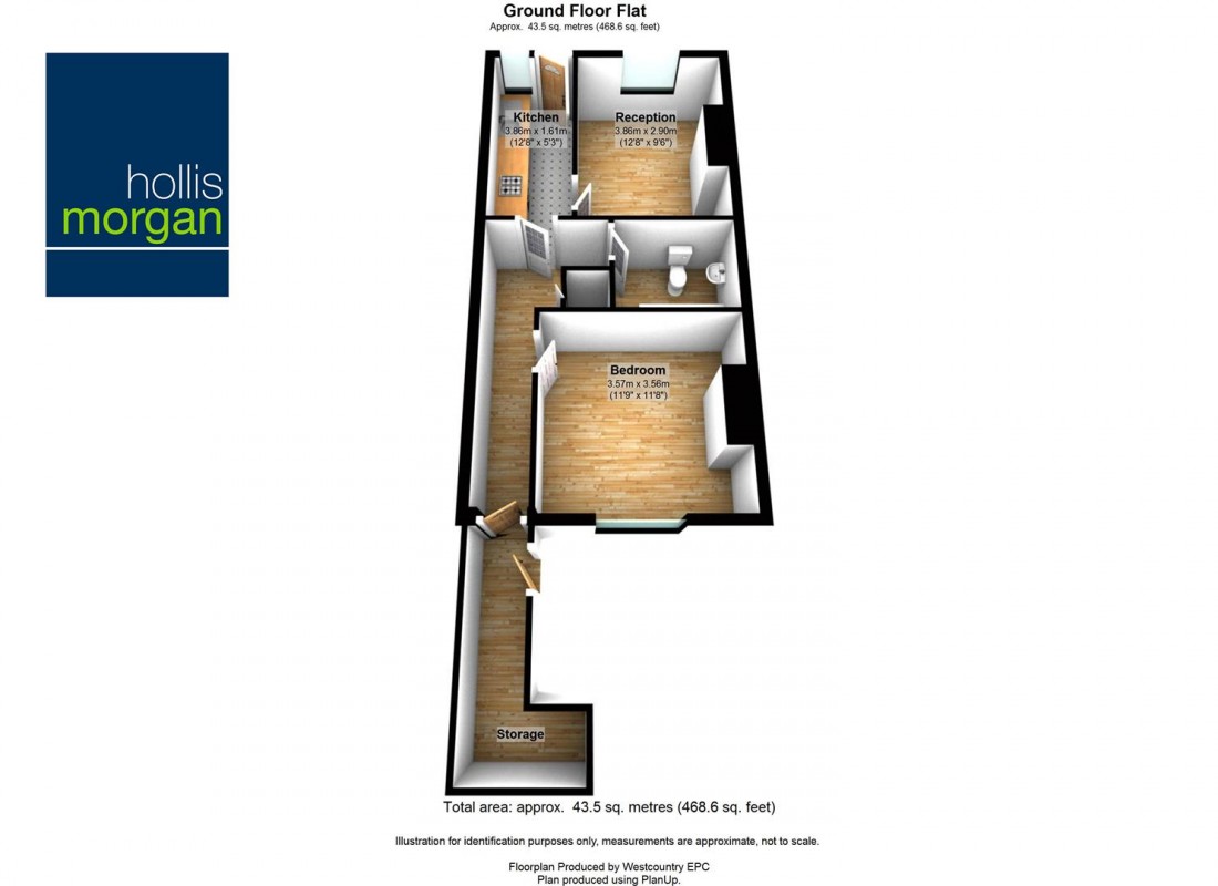 Floorplan for Argyle Road, St. Pauls, Bristol