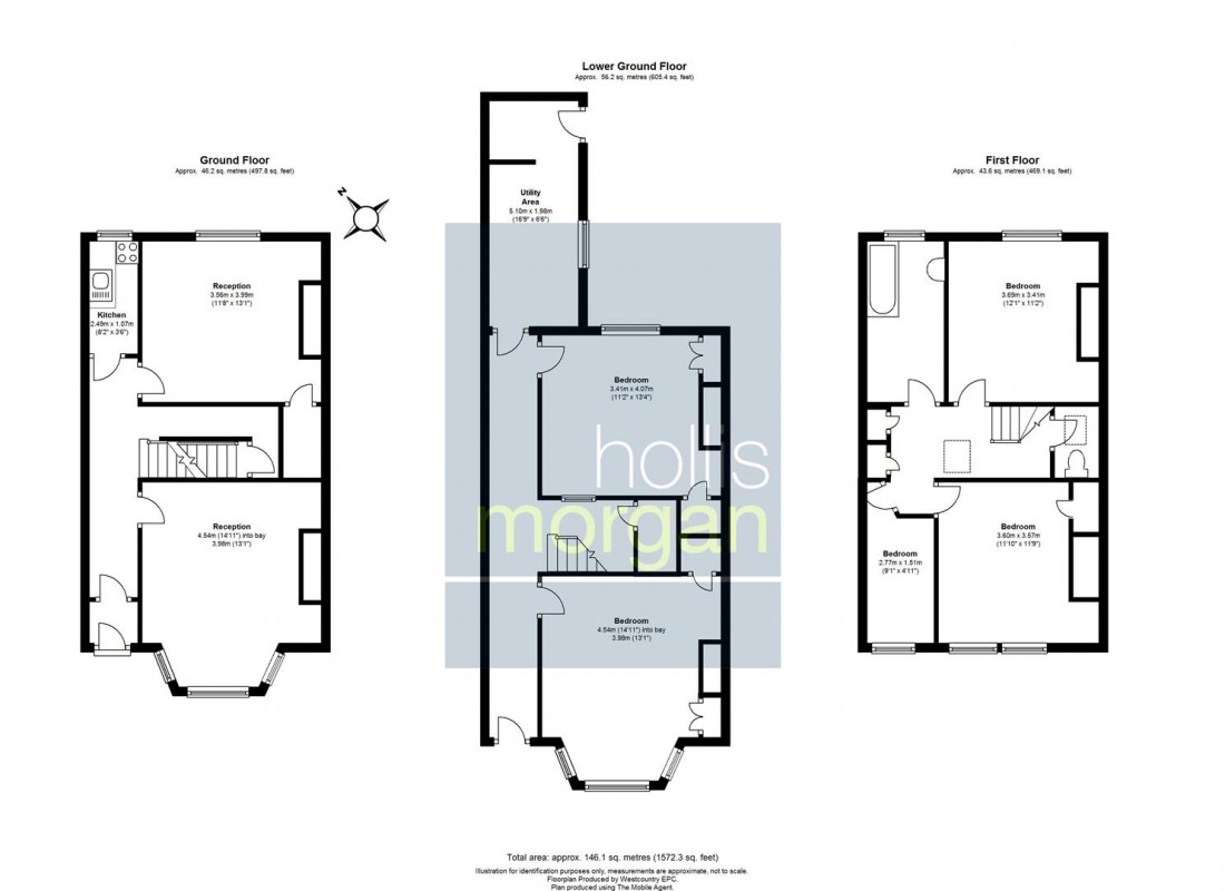 Floorplan for Cowper Road, Bristol