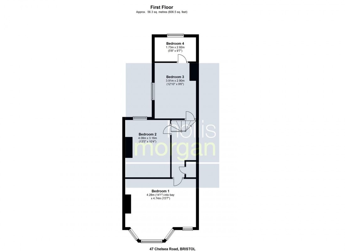 Floorplan for Chelsea Road, Easton, Bristol
