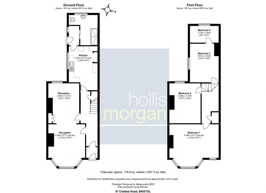 Floorplan for Chelsea Road, Easton, Bristol