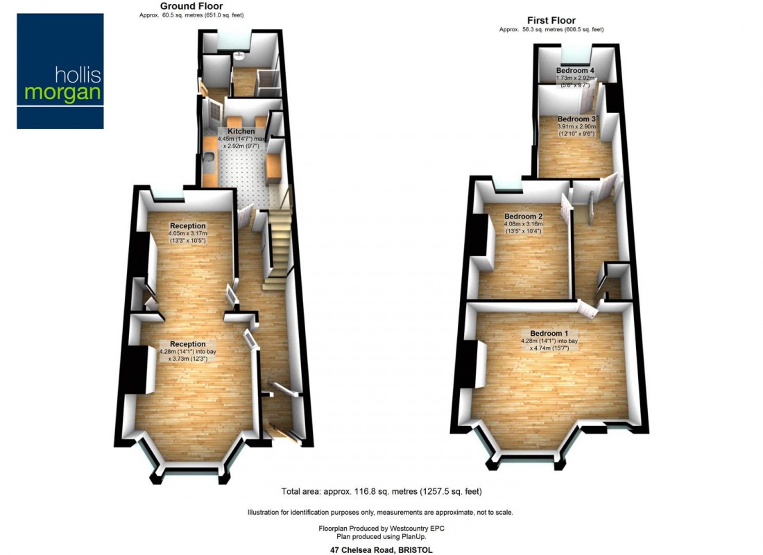 Floorplan for Chelsea Road, Easton, Bristol