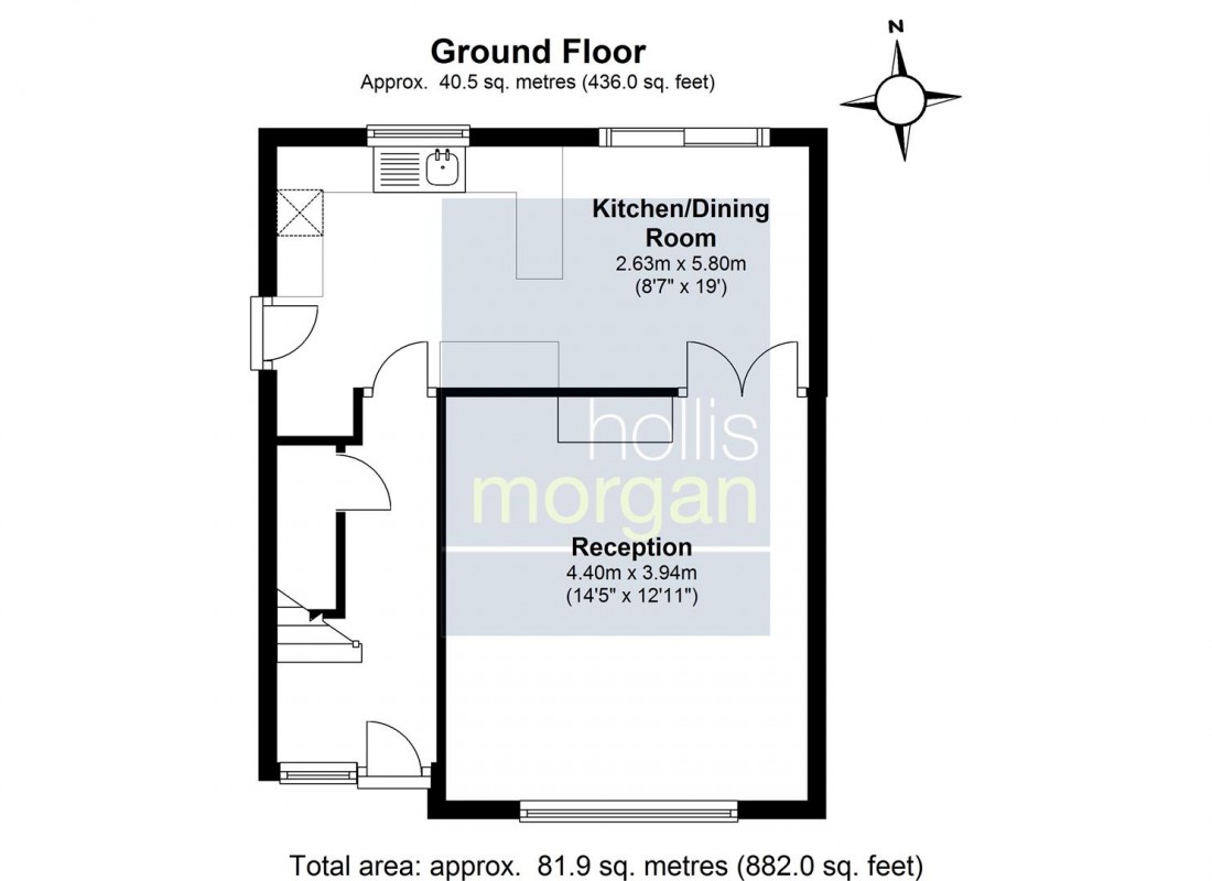 Floorplan for Nibletts Hill, St. George, Bristol