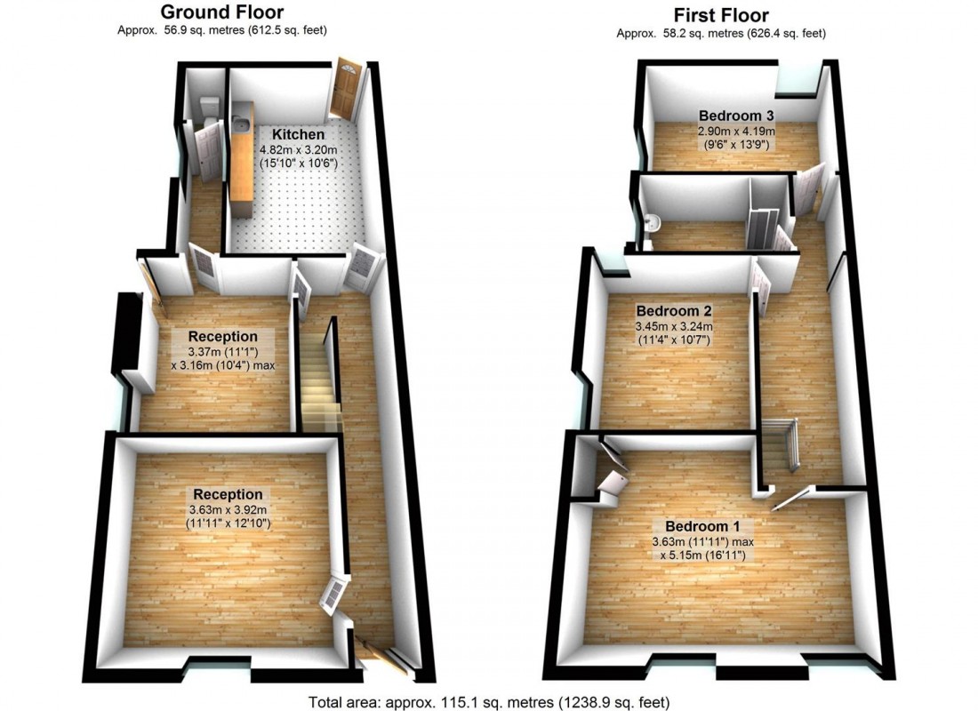 Floorplan for Two Mile Hill Road, Bristol