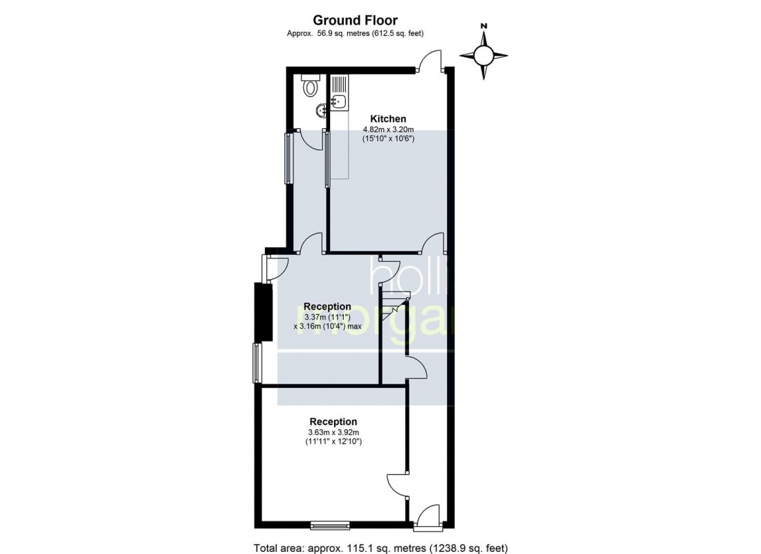 Floorplan for Two Mile Hill Road, Bristol