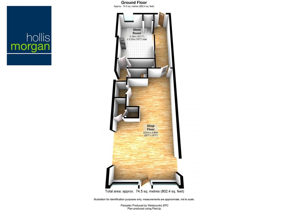 Floorplan for Henleaze Road, Bristol