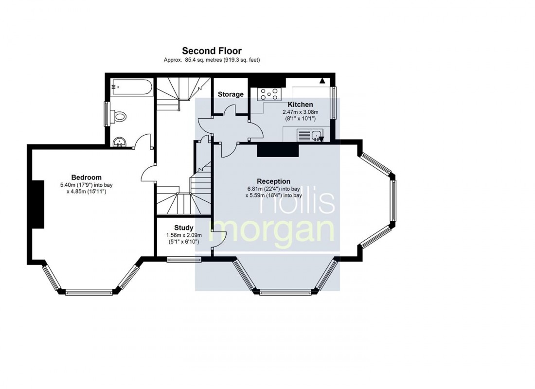 Floorplan for 2 Victoria Square, Weston-Super-Mare